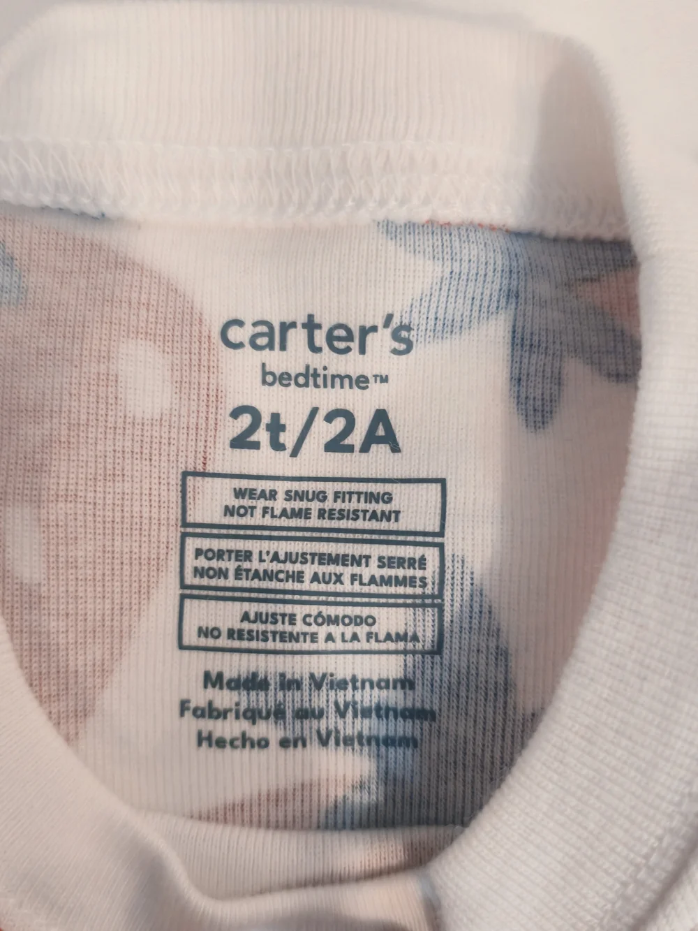 Carter's Two-Piece Pajama Sets - Blue Dot & Red Strawberry Prints